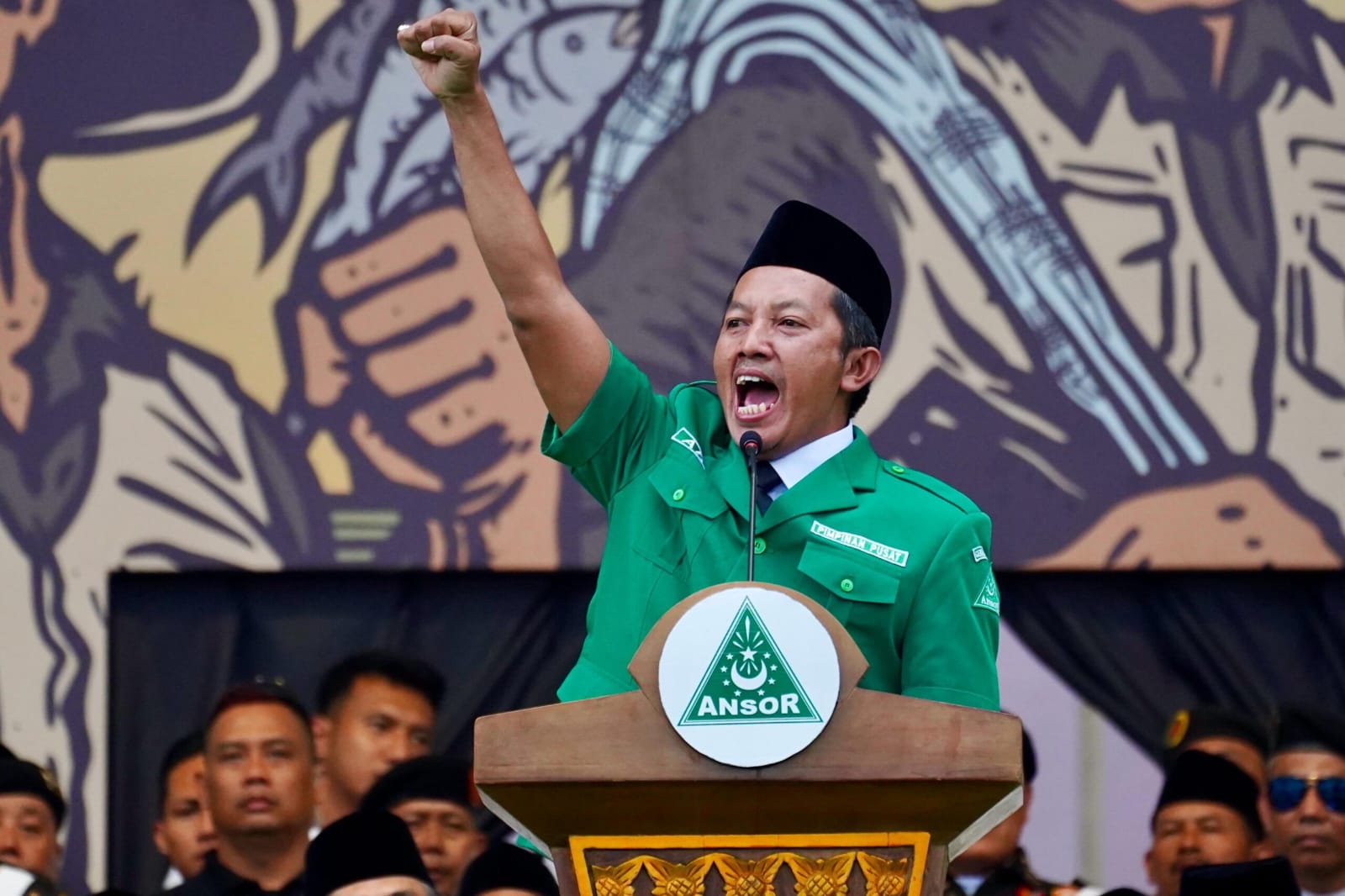 Ketua GP Ansor Terima Penghargaan Presiden pada Panen Raya Swasembada Pangan Nasional